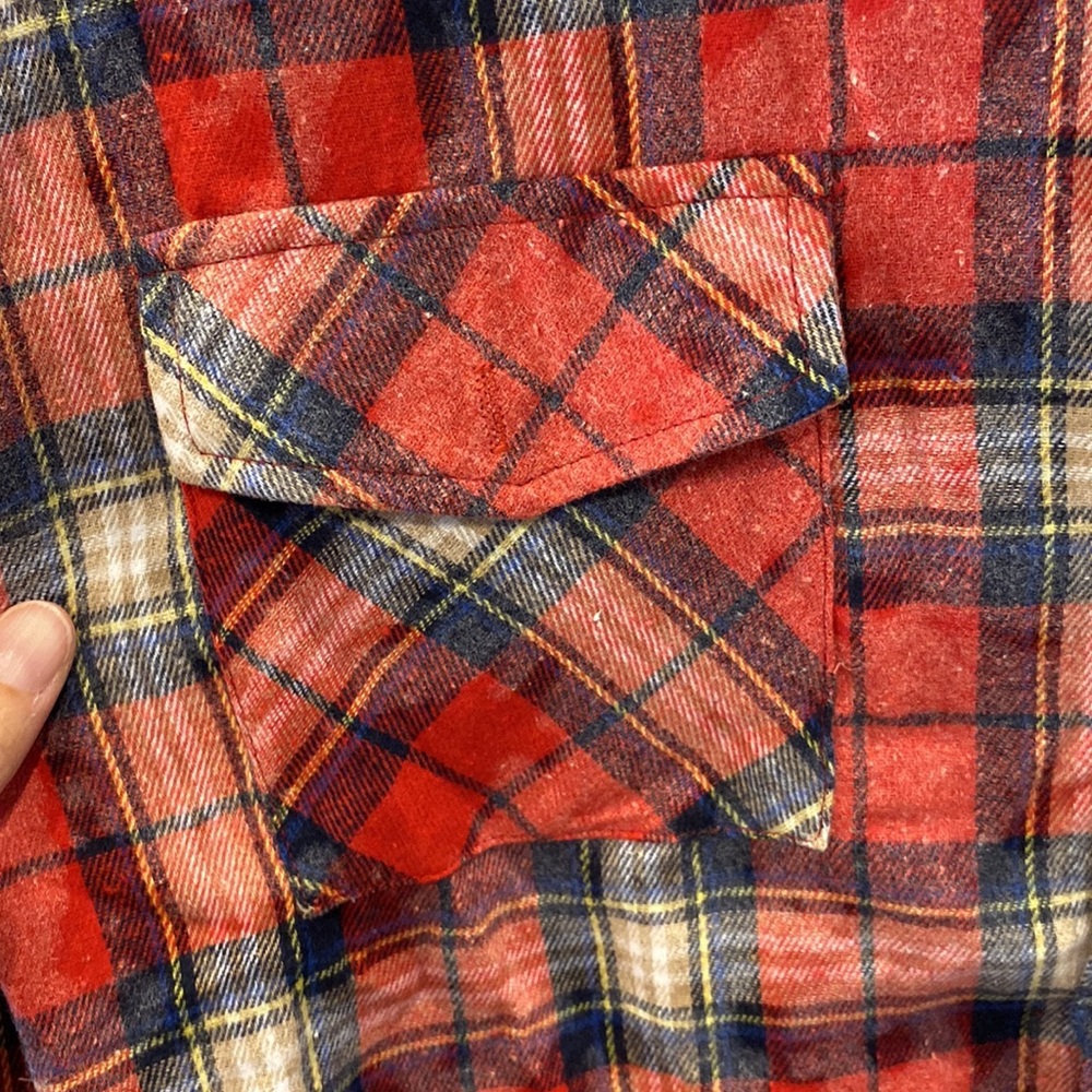NWOT Shirley & Stone bleached flannel size small - Picture 3 of 5